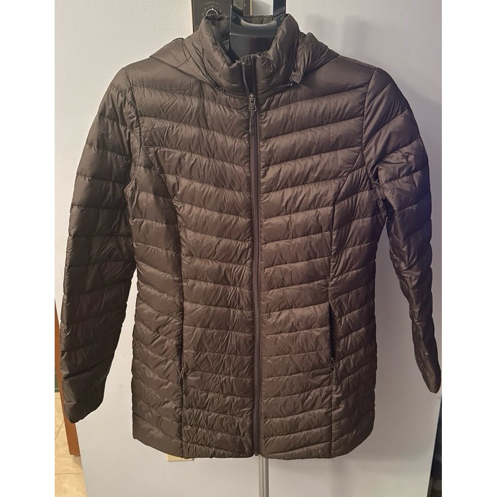 32 Degrees Women's Heat Ultralite Packable Down Hooded Puffer Jacket Size Medium